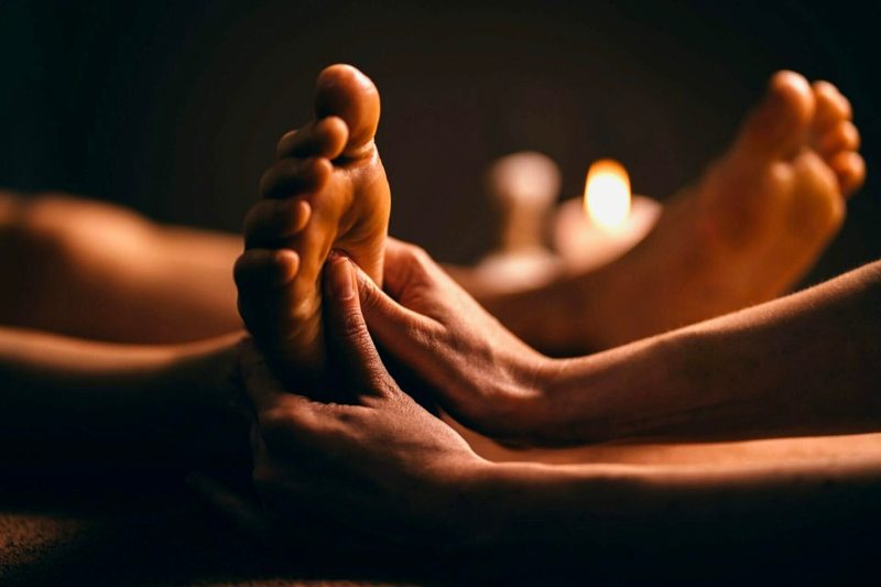 Reflexology foot massage